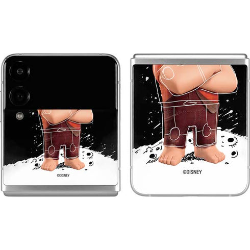 Disney Wreck-it Ralph And Vanellope Space Sketch Galaxy Z Flip4 5G Skin